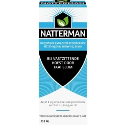 Natterman Broomhexine Extra Sterk 8mg/5ml Hoestdrank