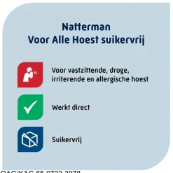Natterman Direct Voor Alle Hoest Suikervrije Siroop
