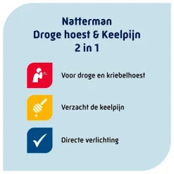 Natterman Droge Hoest & Keelpijn 2-in-1 Siroop
