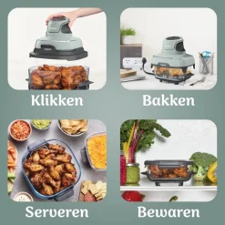 Ninja CRISPi 4-in-1 Glazen Airfryer FN101EUGY