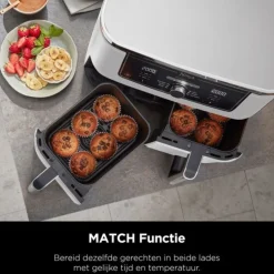 Ninja Dubbele Airfryer XXL AF400EUWH