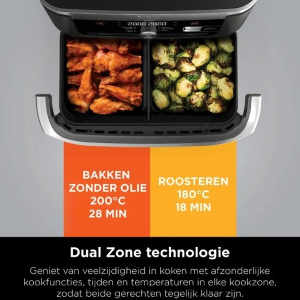 Ninja Mega Dubbele Airfryer XXL AF500EU