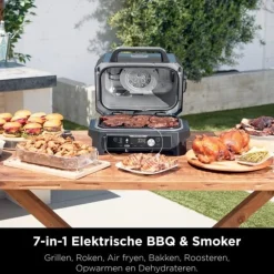 Ninja Woodfire Pro Connect XL Elektrische Barbecue OG901EU