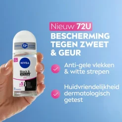 NIVEA Black & White Invisible Original Antitranspirant Roller