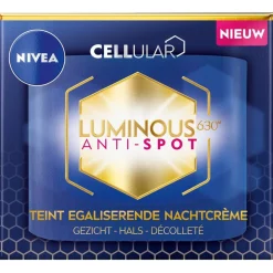 NIVEA Cellular Luminous630 Anti-Spot Teint Egaliserende Nachtcrème