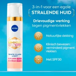 NIVEA Luminous630 Anti-spot SPF30 01 Light 3-in-1 CC Crème