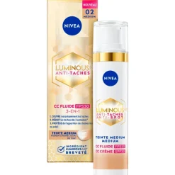 NIVEA Luminous630 Anti-spot SPF30 02 Medium 3-in-1 CC Crème