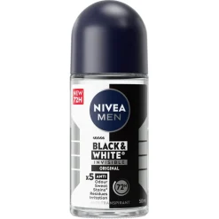 NIVEA Men Black & White Invisible Original Antitranspirant Roller