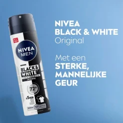 NIVEA Men Black & White Invisible Original Antitranspirant Spray