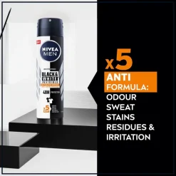 NIVEA Men Black & White Invisible Ultimate Impact Antitranspirant Spray