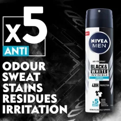 NIVEA Men Black & White Invisible Fresh Antitranspirant Spray