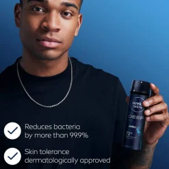 NIVEA Men Deep Black Carbon Beat Antitranspirant Spray