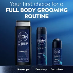 NIVEA Men Deep Black Carbon Beat Antitranspirant Spray