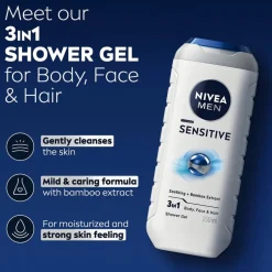 NIVEA Men Sensitive 3-in-1 Douchegel