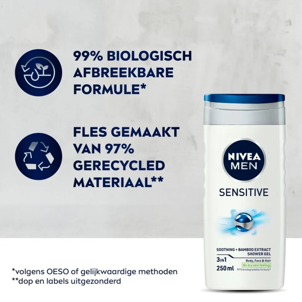 NIVEA Men Sensitive 3-in-1 Douchegel
