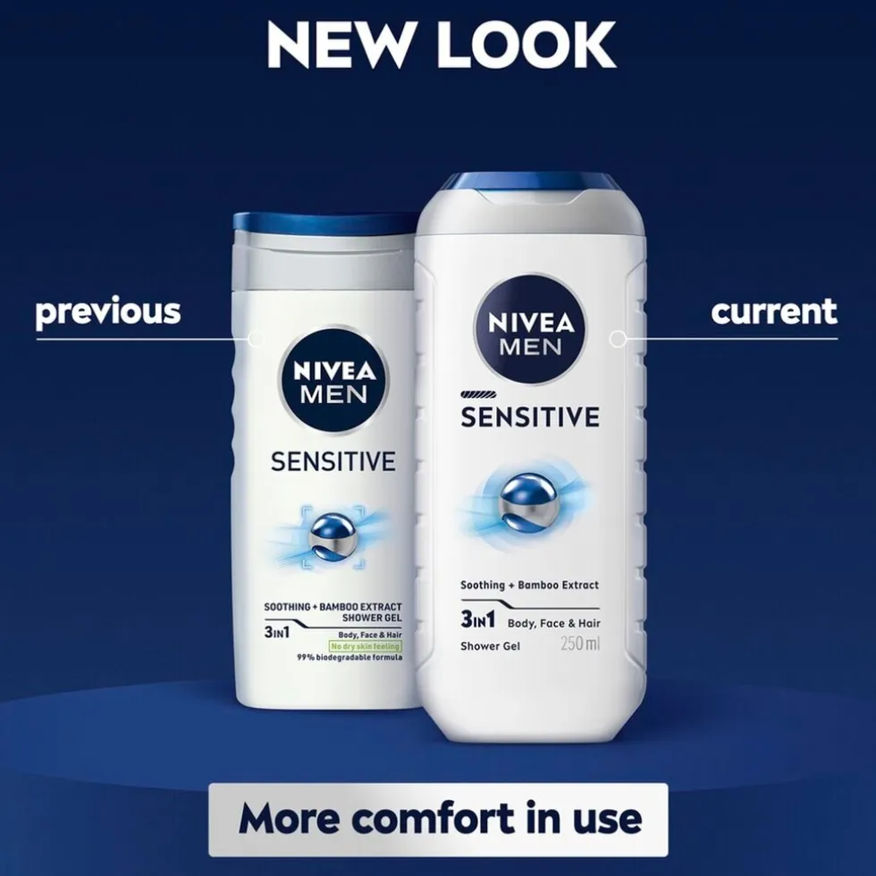 NIVEA Men Sensitive 3-in-1 Douchegel