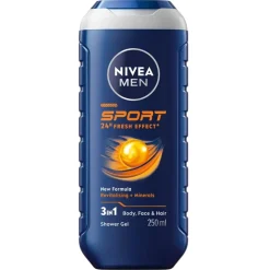 NIVEA Men Sport 24H Fresh Effect 3-in-1 Douchegel