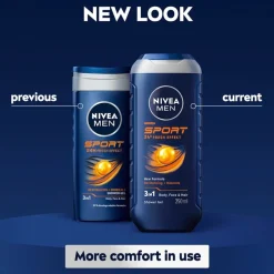 NIVEA Men Sport 24H Fresh Effect 3-in-1 Douchegel