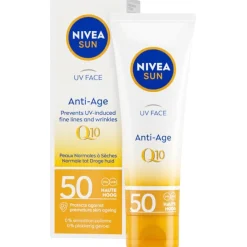 NIVEA Sun Uv Face Anti-Age Q10 SPF50 Zonnecrème