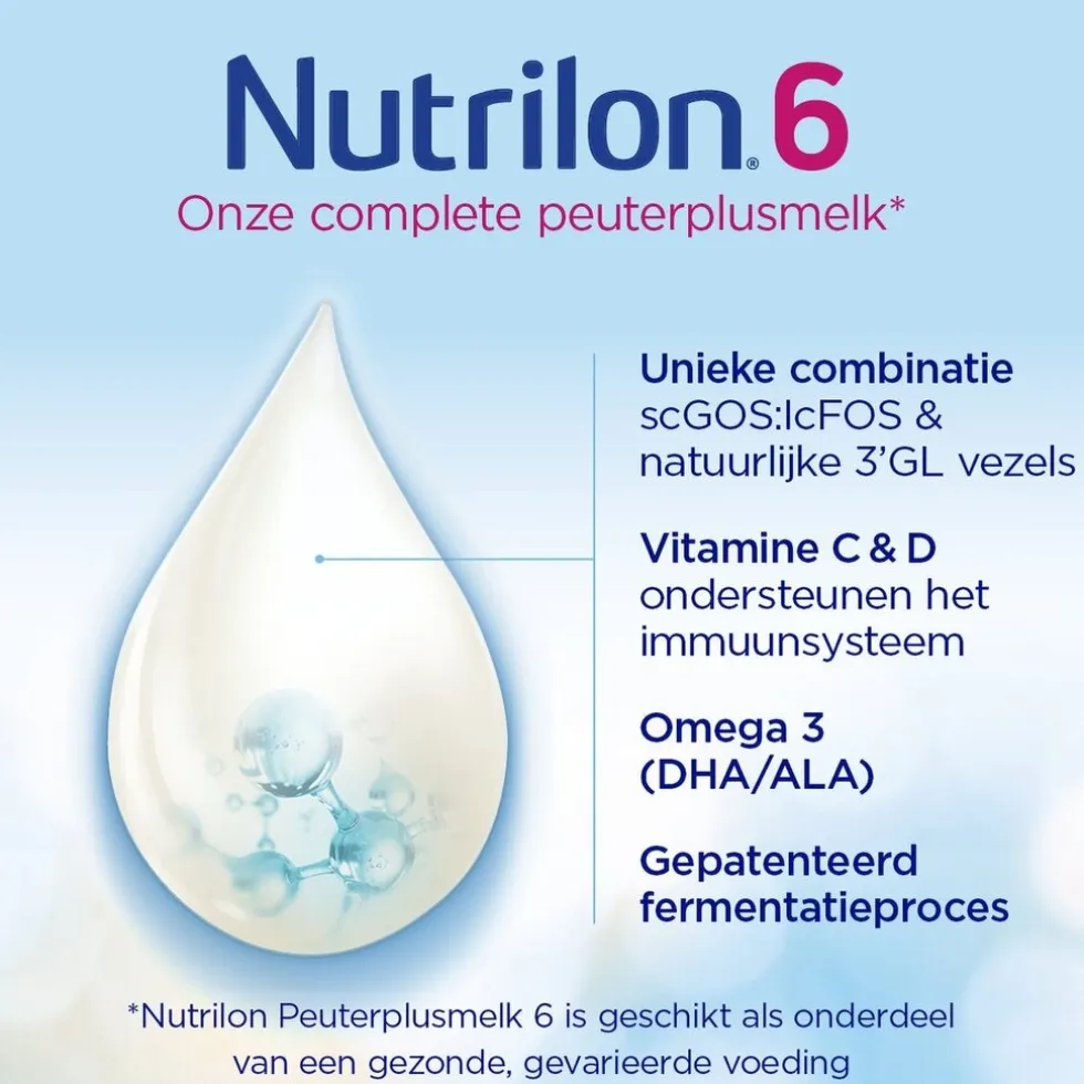 Nutrilon 6 Peuterplusmelk Flesvoeding Vanaf 3 Jaar