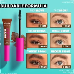 NYX Professional Makeup Thick It. Stick It! Taupe Brow Mascara