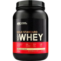 Optimum Nutrition Gold Standard Vanilla Ice Cream 100% Whey Protein Powder
