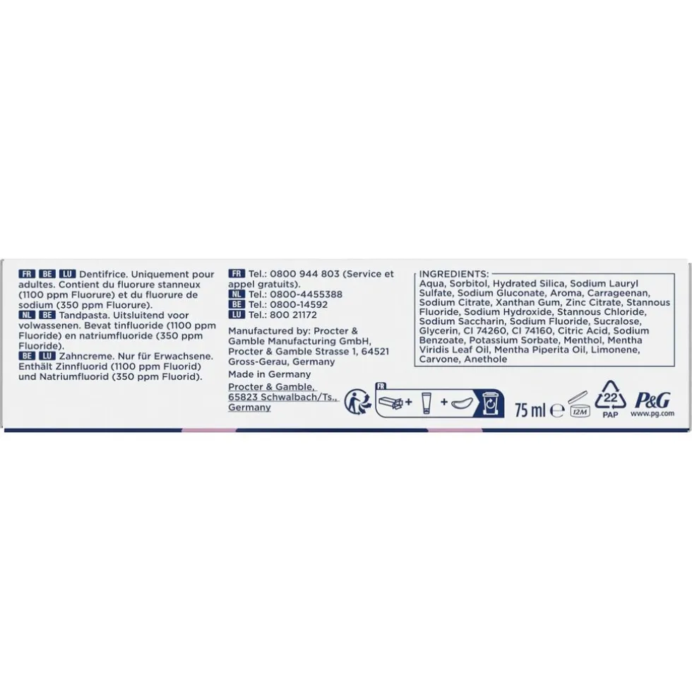 Oral-B Advanced Tandvleesbescherming Frisse Munt Tandpasta