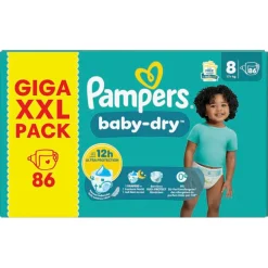 Pampers Baby-Dry Maat 8 Luiers