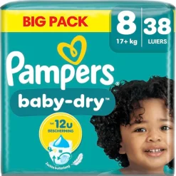 Pampers Baby-Dry Maat 8 Luiers