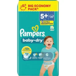 Pampers Baby-Dry Maat 5+ Luiers