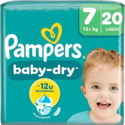 Pampers Baby-Dry Maat 7 Luiers