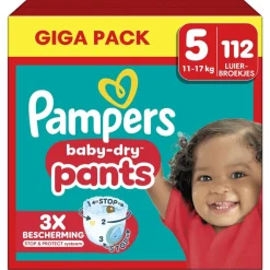 Pampers Baby-Dry Pants Maat 5 Luierbroekjes