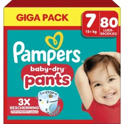 Pampers Baby-Dry Pants Maat 7 Luierbroekjes