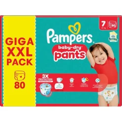 Pampers Baby-Dry Pants Maat 7 Luierbroekjes