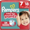 Pampers Baby-Dry Pants Maat 7 Luierbroekjes