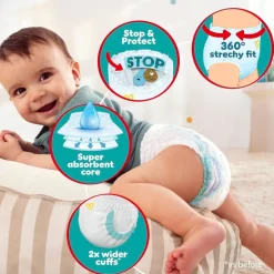 Pampers Baby-Dry Pants Maat 7 Luierbroekjes