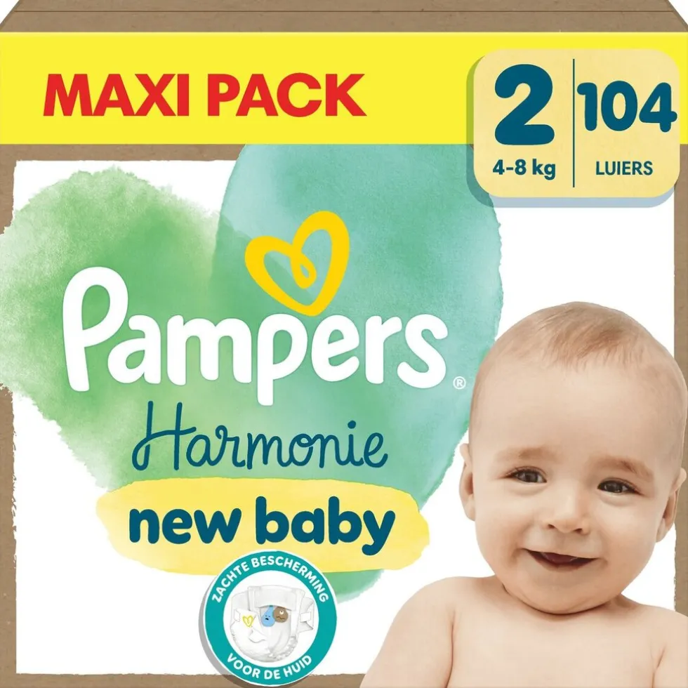 Pampers Harmonie Maat 2 Luiers