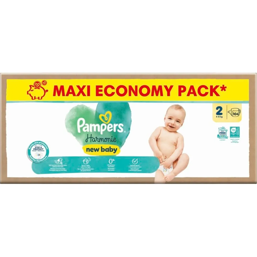 Pampers Harmonie Maat 2 Luiers