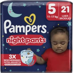 Pampers Night Pants Maat 5 Luierbroekjes