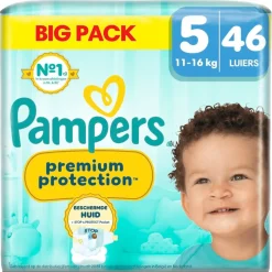 Pampers Premium Protection Maat 5 Luiers