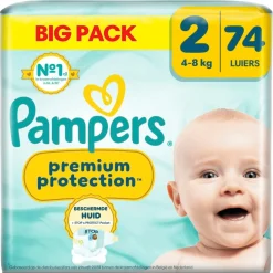 Pampers Premium Protection Maat 2 Luiers