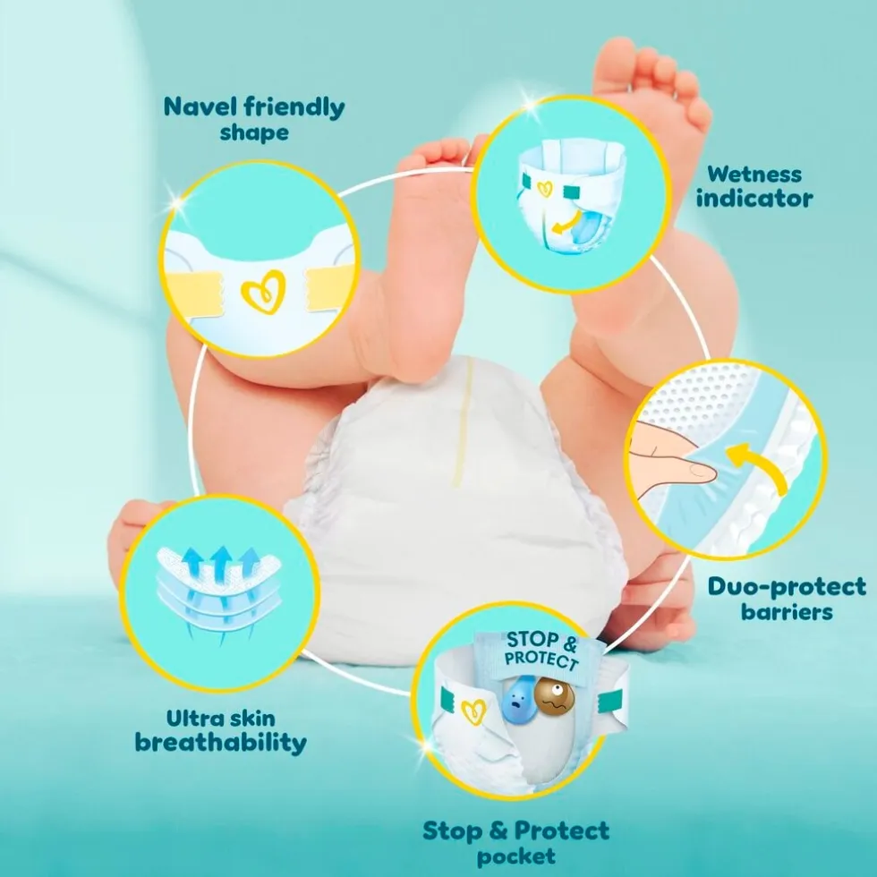 Pampers Premium Protection Maat 2 Luiers