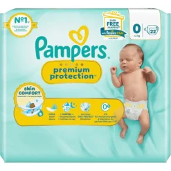 Pampers Premium Protection Maat 0 Luiers