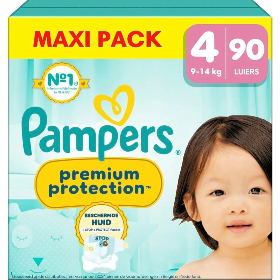Pampers Premium Protection Maat 4 Luiers
