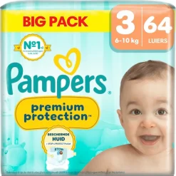 Pampers Premium Protection Maat 3 Luiers