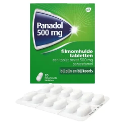 Panadol 500mg Paracetamol Filmomhulde Tabletten