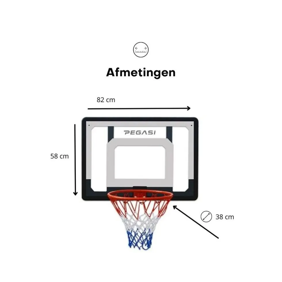 Pegasi basketbalbord Fun