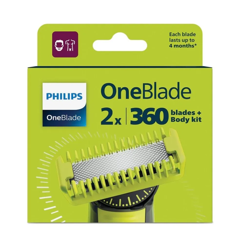 Philips OneBlade 360 QP624/50 Bodykit Navulmesjes