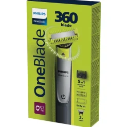 Philips OneBlade Face+Body QP2834/23 Trimmer, Scheerapparaat en Styler