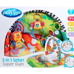 Playgro 3-In-1 Safari Super Babygym